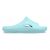 Оригинальные Crocs Mellow Slide Pure Water — бирюзовые шлепанцы, вид сбоку