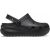 Crocs Classic Kids Cutie Black — боковий вигляд дитячих чорних сабо