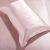 Постельное белье из натурального розового шелка, комплект. Розовый перламутр Silk Kiss, фото 3