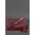 Кожаная женская сумка Элис бордовая crazy horse, фото 5