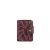 Женский кожаный кард-кейс 7.1 (Книжечка) бордовый с перьями Crazy Horse, фото 6