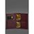 Кожаная обложка для паспорта 2.0 бордовая Краст, фото 4