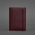 Кожаная обложка для паспорта 2.0 бордовая Краст, фото 6