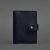 Кожаная обложка для паспорта 3.0 темно-синяя, фото 5