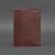 Кожаная обложка для блокнота 6.0 (софт-бук) Бордовая Краст, фото 5