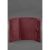 Кожаный блокнот софт-бук 7.0 бордовый Crazy Horse, фото 3