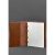 Кожаный блокнот на кольцах (софт-бук) 9.0 с твердой коричневой обложкой, фото 2