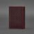 Кожаная обложка для паспорта 2.0 бордовая Карбон, фото 6