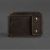 Мужское кожаное портмоне темно-коричневое 10.0 зажим для денег Crazy Horse, фото 7