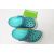 Кроксы детские блестящие бирюзовые Сабо Crocs, фото 2