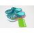 Кроксы детские блестящие бирюзовые Сабо Crocs, фото 4