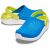Kids Crocs LiteRide Clog Bright Cobalt/Citrus – оригинальные детские кроксы, синяя модель с жёлтым акцентом, фото 3