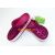 Кроксы женские малиновые блестящие Сабо Crocs, фото 3