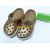Кроксы детские золотые блестящие оригинальные Сабо Crocs Crocband, фото 2