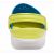 Kids Crocs LiteRide Clog Bright Cobalt/Citrus – оригинальные детские кроксы, синяя модель с жёлтым акцентом, фото 6