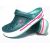 Кроксы женские бирюзовые блестящие Сабо Crocs, фото 1