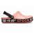 Крокс женские Bayaband Graphic II Clog Melon/Floral коралловые c цветами, фото 2