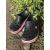 Кроксы с блестками черные, женские Сабо Crocs блестящие., фото 5