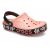 Крокс женские Bayaband Graphic II Clog Melon/Floral коралловые c цветами, фото 5