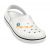Крокс сабо Crocs Crocband II.5  белые . Мужские кроксы., фото 4