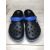 Crocs Crocband II.5  мужские ( крокс крокбенд ) . Кроксы черные с синей шлейкой сабо Крокс, фото 6