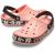Крокс женские Bayaband Graphic II Clog Melon/Floral коралловые c цветами, фото 1