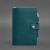 Кожаный блокнот (Софт-бук) 4.0 зеленый Краст, фото 10