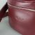 Кожаная поясная сумка бордовая, фото 4