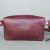 Кожаная поясная сумка бордовая, фото 5