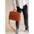 Кожаная деловая сумка Briefcase 2.0 светло-коричневый, фото 5