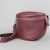 Кожаная сумка поясная-кроссбоди Vacation бордовая флотар, фото 3