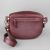 Кожаная сумка поясная-кроссбоди Vacation бордовая флотар, фото 4