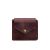 Кожаное портмоне 4.2 на кнопке бордовое Crazy Horse, фото 6