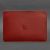 Чехол из натуральной кожи для MacBook 13 дюйм Красный, фото 3