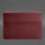 Кожаный чехол-конверт на магнитах для MacBook 14 Бордовый Crazy Horse, фото 4