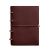 Кожаный блокнот А4 на кольцах (софт-бук) 9.0 в мягкой обложке бордовый Краст, фото 7