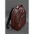 Кожаный рюкзак бордовый краст, фото 4