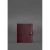 Кожаная обложка-портмоне для удостоверения офицера 11.0 бордовая Crazy Horse, фото 4