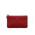Кожаная монетница / мини-косметичка 3.0 красная краст, фото 4