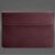 Кожаный чехол-конверт на магнитах для ноутбука Универсальный Бордовый Crazy Horse, фото 4