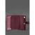Кожаная обложка-портмоне для военного билета 15.0 бордовая Crazy Horse, фото 2
