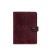 Кожаная обложка-портмоне для военного билета 15.0 бордовая Crazy Horse, фото 5