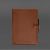 Кожаный блокнот А4 (софт-бук) 9.2 светло-коричневый Краст, фото 6