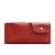 Кожаное портмоне-купюрник 8.0 красный краст, фото 5