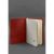 Кожаный блокнот (софт-бук) 8.0 на резинке красный краст, фото 2