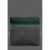 Чехол-конверт с клапаном кожа+фетр для MacBook 13&amp;quot; Зеленый  Crazy Horse, фото 3