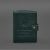 Кожаная обложка-портмоне для военного билета офицера запаса (узкий документ) Зеленый, фото 8