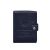 Кожаная обложка-портмоне для военного билета офицера запаса (узкий документ) Синий, фото 9