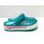 Кроксы женские бирюзовые блестящие Сабо Crocs, фото 6