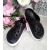 Кроксы с блестками черные, женские Сабо Crocs блестящие., фото 6